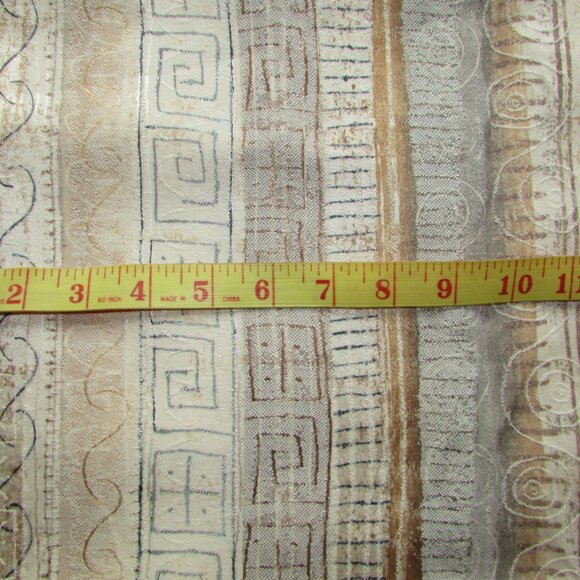 Tans and Gold Geometric Textured Upholstery Fabric ~ 2.9 metres - Picture 3 of 15